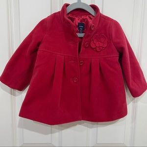 Baby Gap 12 months to 18 months red coat , jacket in very good condition